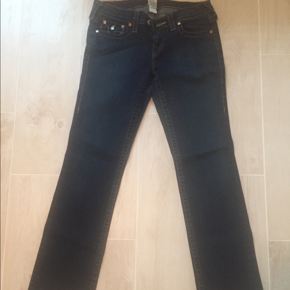 True Religion Womens Straight Jeans